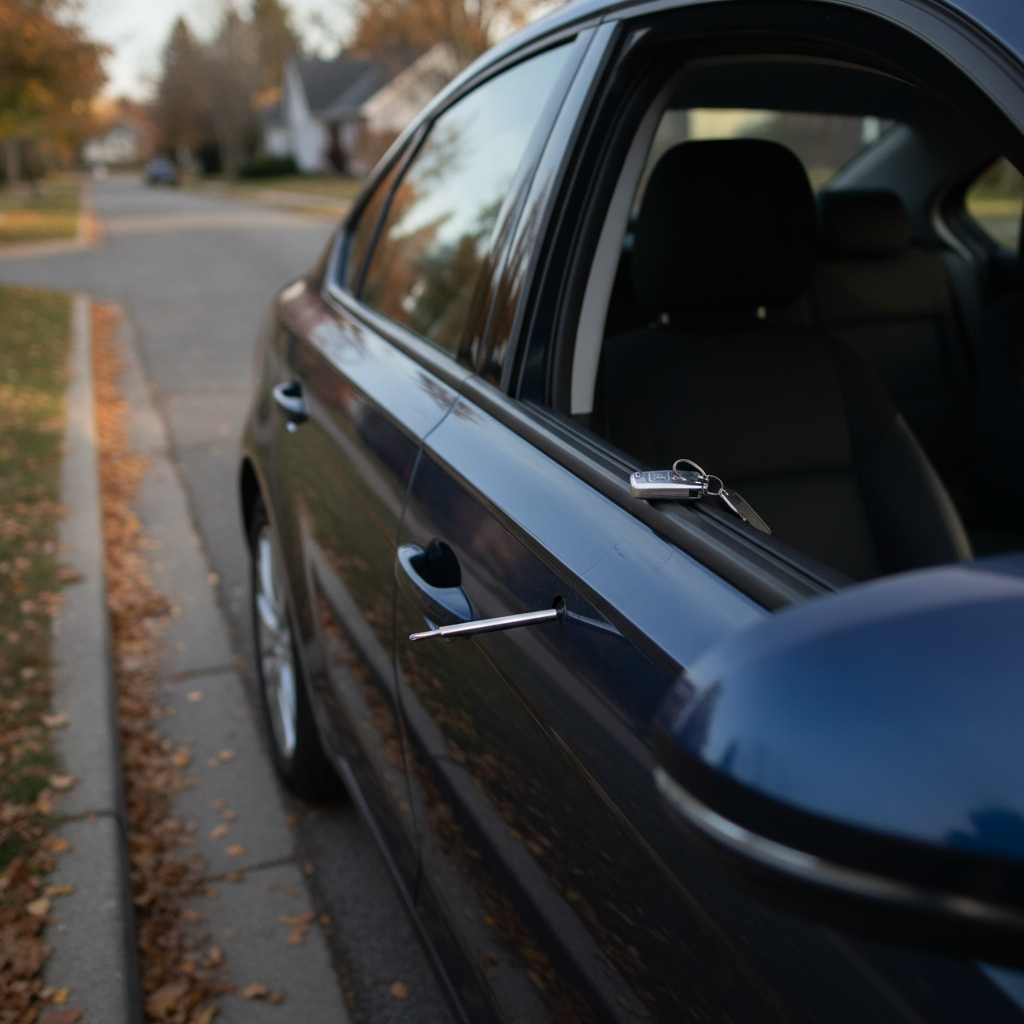 Car Lockout - no people or no text